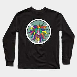 Lion of Many colors Long Sleeve T-Shirt